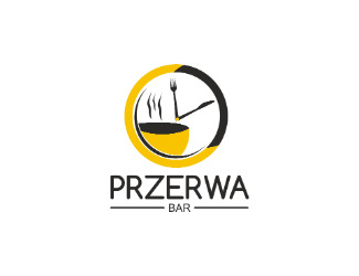 Projekt logo dla firmy Bar Przerwa | Projektowanie logo